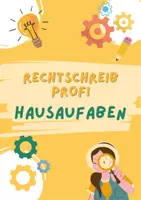 Vorschau - Aufgabenkarten - Hausaufaben Rechtschreibprofi - Deckblatt
