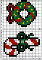 Vorschau - Mal- und Bastelvorlagen - Pixelkunst Winter, Kunst Grundschule - Seite 3
