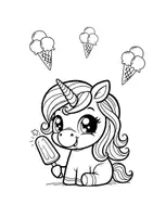 anteprima - Materiale per pittura e bricolage - Unicorni: 50 magici e adorabili unicorni da colorare - Pagina 3