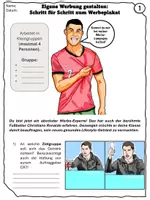 Vorschau - Arbeitsblätter - Eine eigene Werbung gestalten - Deckblatt