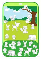 Vorschau - Spiele - Waldtiere zuordnen Klett Lernspiel Kita Grundschule - Seite 2