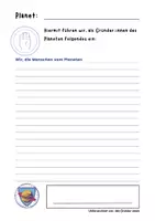 Vorschau - Arbeitsblätter - Ein neuer Planet, ein Gedankenexperiment - Seite 2