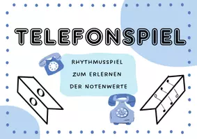 Vorschau - Spiele - Telefonspiel Notenwerte - Seite 1