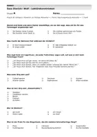 Vorschau - Test - Sasa Stanisic - Wolf - Lesetest Gruppe A und B Lektüretest mit Lösung (+ interaktives Quiz) - Seite 1