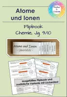 Vorschau - Arbeitsblätter - Atome und Ionen - Flipbook - Deckblatt