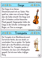 Vorschau - Arbeitsblätter - Abschreibkartei - Instrumente | Abschreibübungen | Deutsch 1. Klasse - Seite 3
