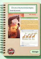 Vorschau - Arbeitsblätter - Evolutionstheorien: Darwin & Lamarck - Deckblatt