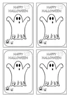 Vorschau - Mal- und Bastelvorlagen - Happy Halloween Grußkarten - Seite 2
