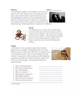 Vorschau - Text - Volunteer Work English Reading: Lesung auf English Freiwilligenarbeit - Deckblatt