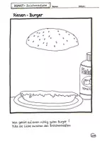 Vorschau - Arbeitsblätter - Sketchnote - Kunst Zwischenaufgabe Riesenburger_ - Deckblatt