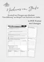 Vorschau - Arbeitsblätter - Nachweis von Stärke - Protokolle sprachsensibel unterrichten - Deckblatt