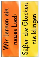 Vorschau - Fördermaterial/Inklusion - Süßer die Glocken nie klingen Liederarbeitung - Tafelmaterial - Seite 3