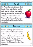 Vorschau - Bildkarten - Abschreibkartei - Obst und Gemüse | Abschreibübungen | Deutsch 1. Klasse - Seite 2