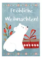Vorschau - Mal- und Bastelvorlagen - Grußkarten Weihnachten kostenlos - Seite 1