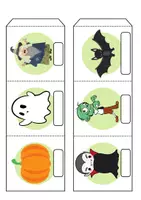 Vorschau - Arbeitsblätter - Leporello/Faltbuch Thema Halloween (Klasse 1 und 2) - Seite 3