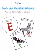Vorschau - Spiele - ABC Zuordungsspiel Groß- zu Kleinbuchstaben - Deckblatt