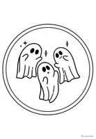 Vorschau - Mal- und Bastelvorlagen - Fensterbilder "Halloween" - Seite 3