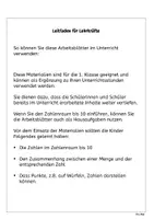 Vorschau - Arbeitsblätter - Mathematik 1. Klasse Mengenerfassung - Seite 1