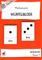 Vorschau - Bildkarten - Würfelbilder für den Anfangsunterricht für die "Quasi-Simultane Mengenerfassung" - Deckblatt