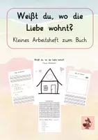 Vorschau - Arbeitsblätter - Arbeitsheft Lesebegleitheft Weißt du, wo die Liebe wohnt - Deckblatt