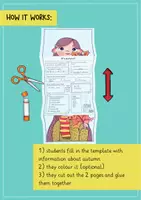Vista previa - Hojas de trabajo - Autumn flip book / craftivity (inglés) - página 2
