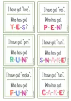 Vorschau - Spiele - Who has got..? Lesespiel: Spelling - Seite 3