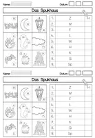 Vorschau - Arbeitsblätter - Lesespuren: Halloween (Klasse 1) - Seite 2
