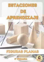 Vista previa - Hojas de trabajo - ESTACIONES DE APRENDIZAJE- FIGURAS PLANAS - Portada