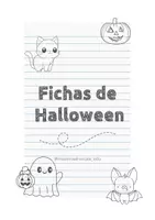 Vista previa - Manualidades / Dibujos para colorear - Fichas de Halloween - Portada