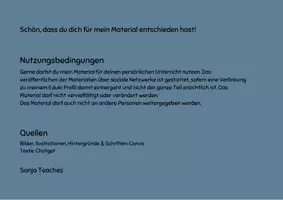 Vorschau - Stationenlernen - Lesekartei & Fragen Sinne - Seite 1