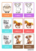 Vista previa - Juegos / Gamificación - Memotest animales de granja - página 2