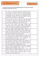 Vorschau - Arbeitsblätter - Lesespaziergang "Die Halloween-Party" + Zusatz-Materialien - Seite 3