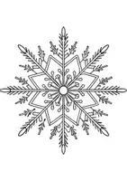 Vorschau - Mal- und Bastelvorlagen - Ausmalbilder Schneeflocken - Grundschule - Bastelvorlagen - Seite 2