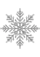 Vorschau - Mal- und Bastelvorlagen - Ausmalbilder Schneeflocken - Grundschule - Bastelvorlagen - Seite 3
