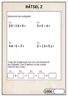 Vorschau - Arbeitsblätter - Escape Room: Mathe Klasse 2 - Seite 3