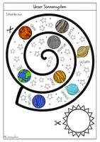 Vorschau - Mal- und Bastelvorlagen - Basteln: Unser Sonnensystem - Seite 3