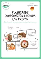 Vista previa - Tarjetas / Manipulativos - FLASHCARDS COMPRENSIÓN LECTORA LOS ERIZOS - Portada