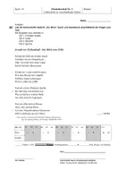 Vorschau - Klassenarbeiten - Lyrikarbeit in Form der Abschlussprüfung + EWH - Deckblatt
