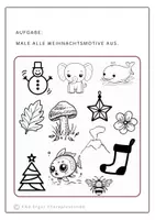 Vorschau - Arbeitsblätter - Ausmalbild Motivsuche, finde die passenden Symbole - Seite 2