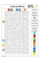 Vorschau - Spiele - Übungskarten und interaktive Übungen zum Thema "Wilde Tiere" (DaZ/ DaF) - Seite 3