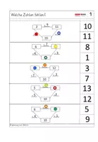 Vorschau - Fördermaterial/Inklusion - Übungskarten Rechentrick: Ergänzung zum Zehner (+ Rechentrick Zwerg- und Riesenaufgaben als Interactive) - Seite 2