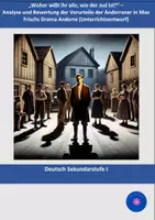 Vorschau - Stundenentwürfe - Max Frisch, "Andorra": Analyse der Vorurteile der Andorraner - Deckblatt