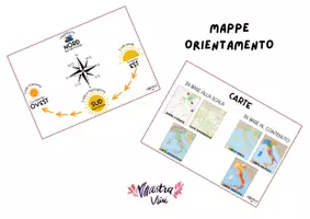 anteprima - Materiale di supporto/inclusione - Mappe di geografia sull'orientamento - Pagina di copertina