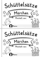 Vorschau - Mal- und Bastelvorlagen - Schüttelsätze Miniheft - Märchen | Deutsch 1. Klasse | Sätze schreiben - Seite 2