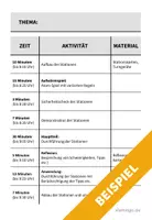 Vorschau - Lehrpläne/Lehrermaterial - Ablaufplan für Unterrichtsstunden (Vorlage zum Ausfüllen) - Seite 3