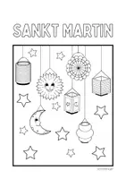 Vorschau - Mal- und Bastelvorlagen - Ausmalbilder - Sankt Martin - Seite 2