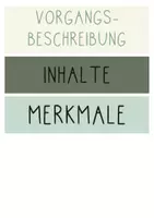 Vorschau - Präsentationen/Tafelbilder - Vorgangsbeschreibung - Legematerial Textsorte - Seite 1
