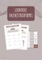 Vorschau - Arbeitsblätter - Lerntheke Valenzstrichformeln: vier Stationen - Deckblatt