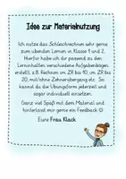 Vorschau - Spiele - Materialpaket Schleichrechnen Klasse 1 und 2 Mathe Grundschule - Seite 1