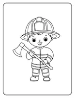Vorschau - Mal- und Bastelvorlagen - 20 Feuerwehr-Ausmalbilder für Kinder - Seite 2